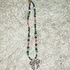 90s Tv shows Sailor Moon inspired Sailor Jupiters colours. Necklace